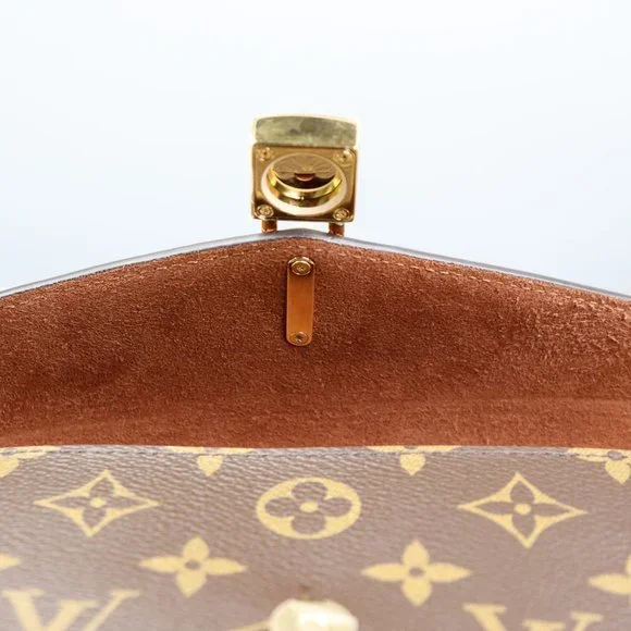 Louis Vuitton Padlock on Strap Handbag Monogram Canvas and Leather Brown Caramel - Picture 13 of 16